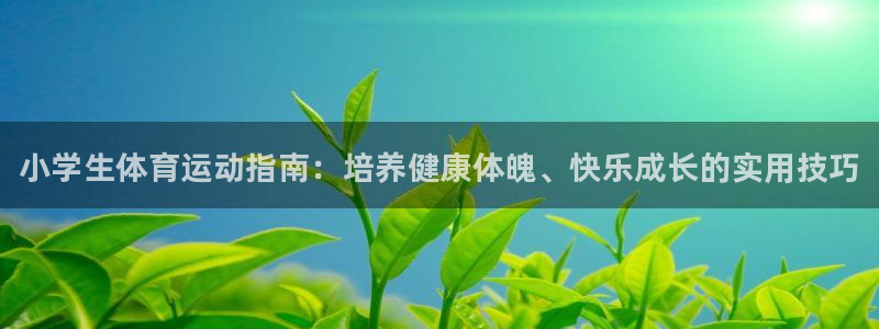JJB竞技宝官方正版app娱乐：小学生体育运动指南：培养健康
